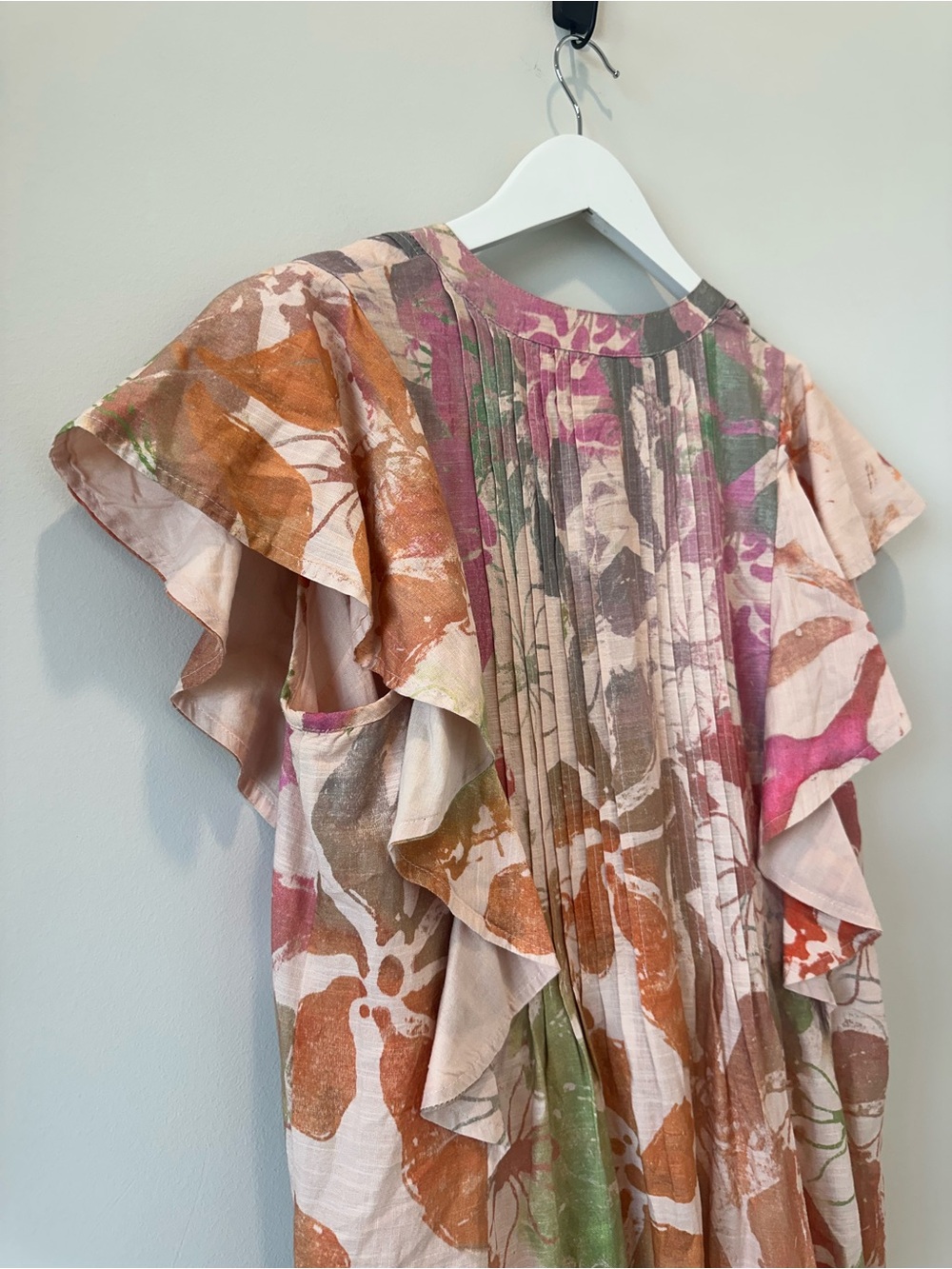 Anthropologie Maeve The Cassandra Maxi Dress Womens Size XS Floral Art to Wear - Picture 13 of 16